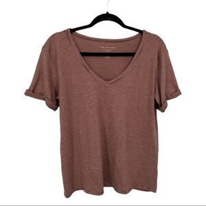 American Eagle Outfitters Striped Short Sleeve Tee